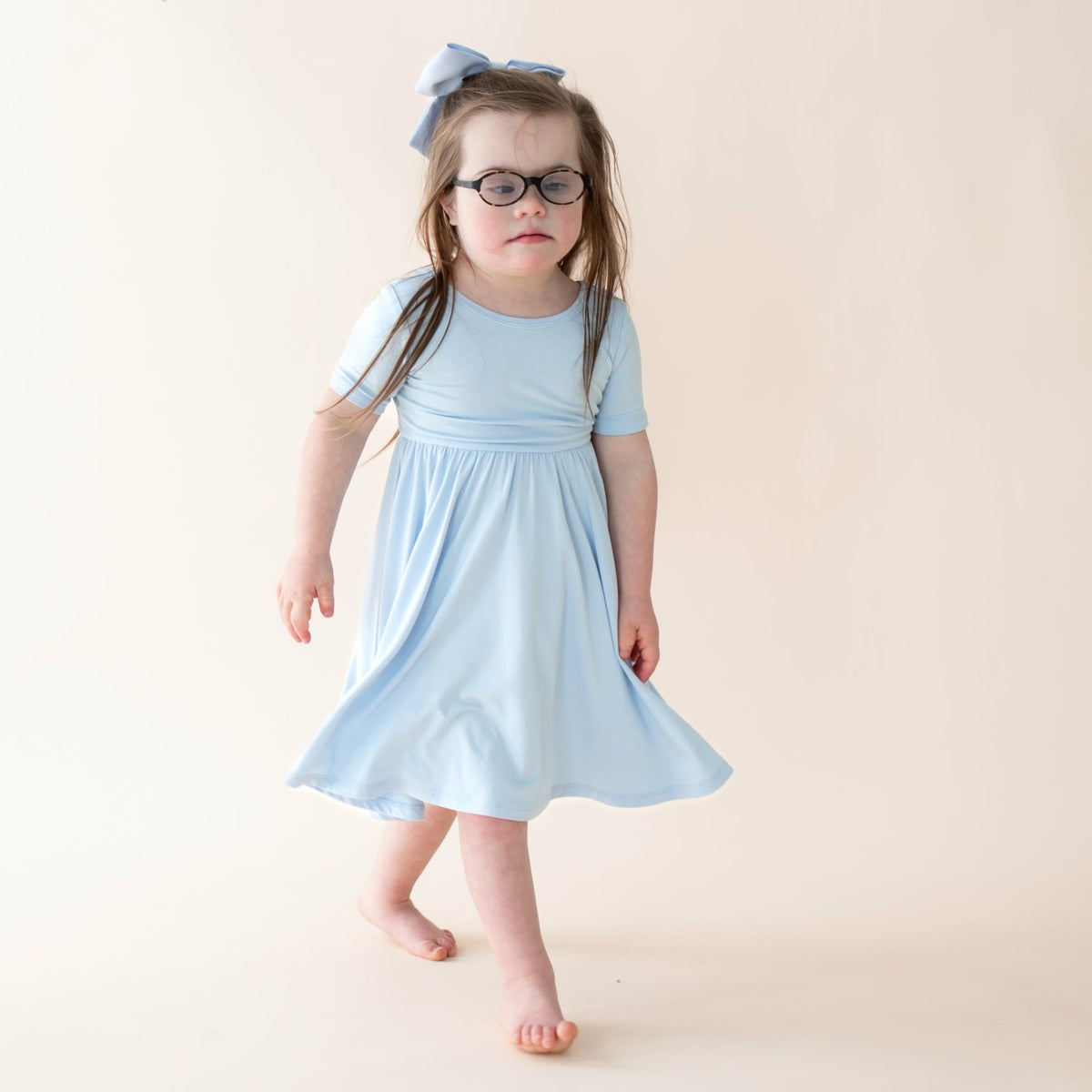 Kyte Baby Twirl Dress in Breeze