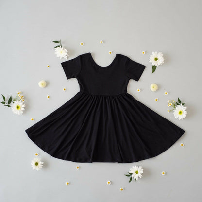 Kyte Baby Girl's Twirl Dress in Midnight