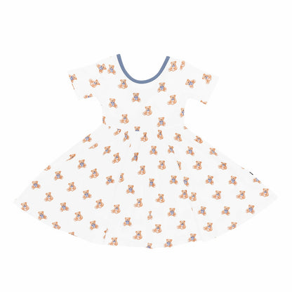 Kyte Baby Twirl Dress in Teddy Bear