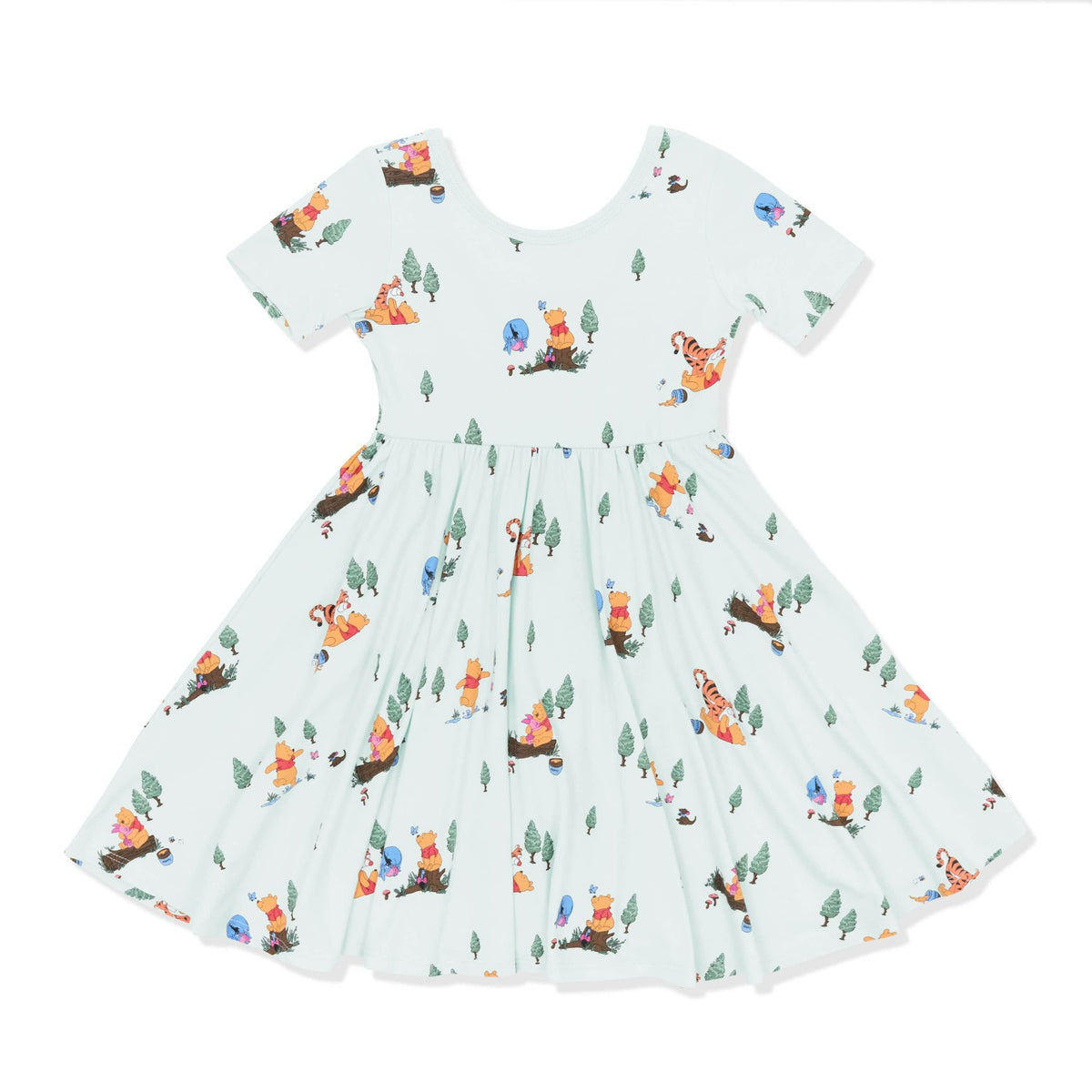 Kyte Baby Twirl Dress in Winnie the Pooh Hundred Acre Wood
