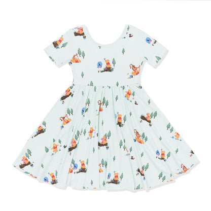Kyte Baby Twirl Dress in Winnie the Pooh Hundred Acre Wood