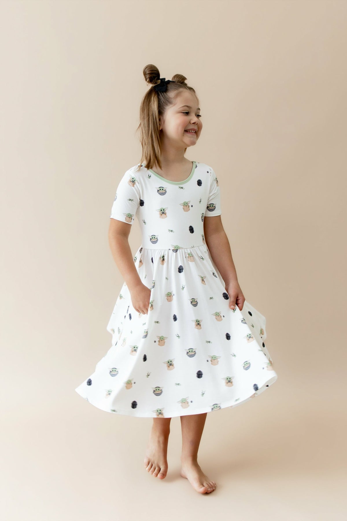 Kyte Baby Twirl Dress in Grogu™
