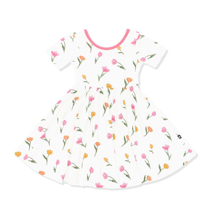 Kyte Baby Twirl Dress in Tulip