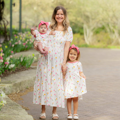 Kyte Baby Twirl Dress in Tulip