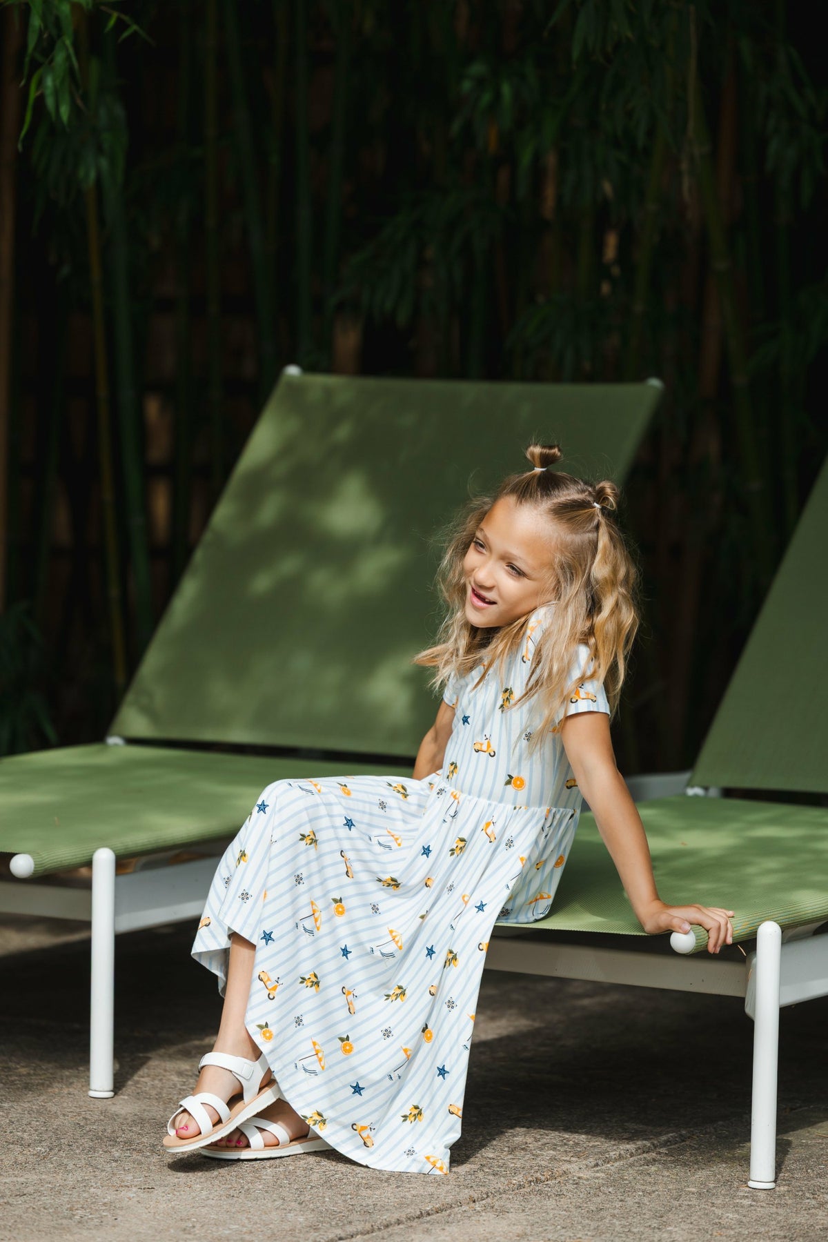 Kyte Baby Twirl Dress in Amalfi Coast