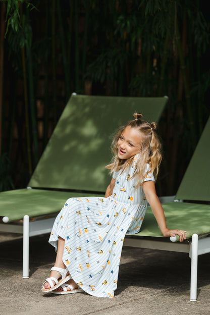 Kyte Baby Twirl Dress in Amalfi Coast