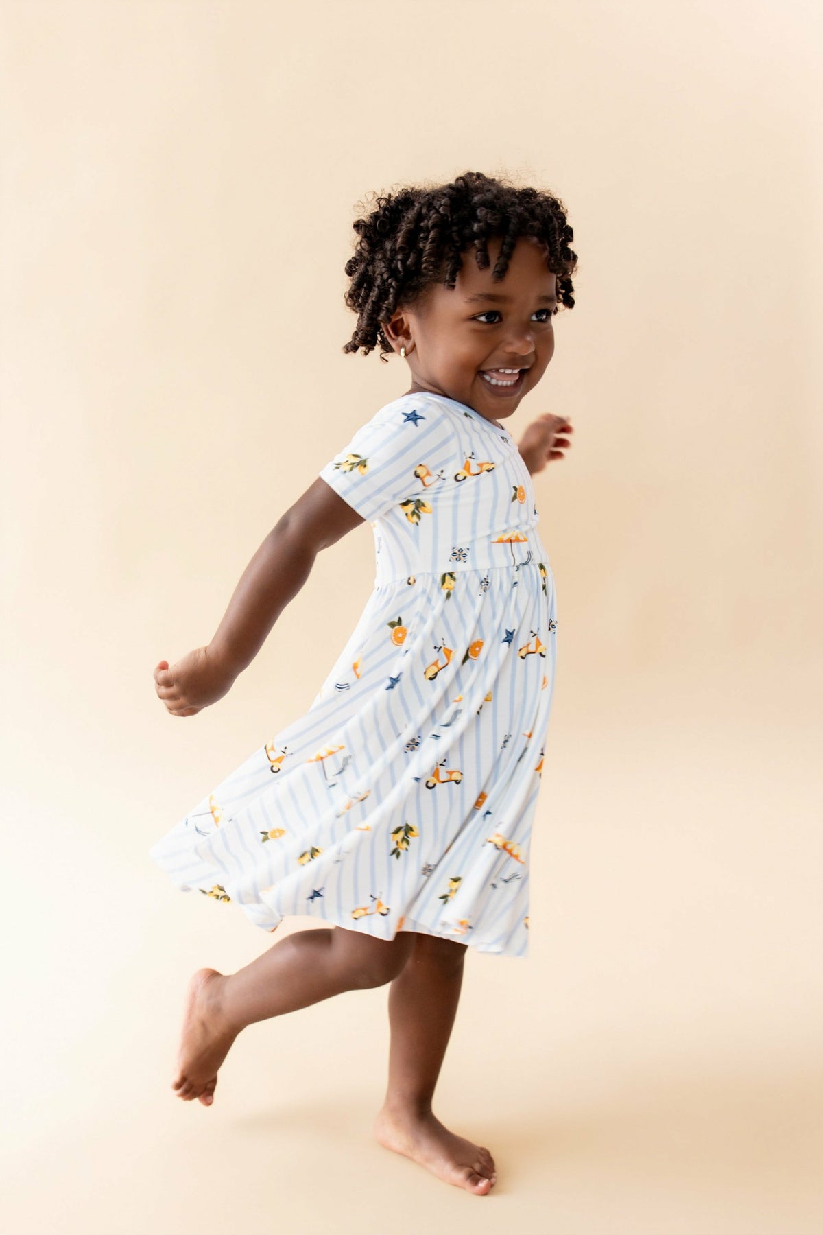 Kyte Baby Twirl Dress in Amalfi Coast