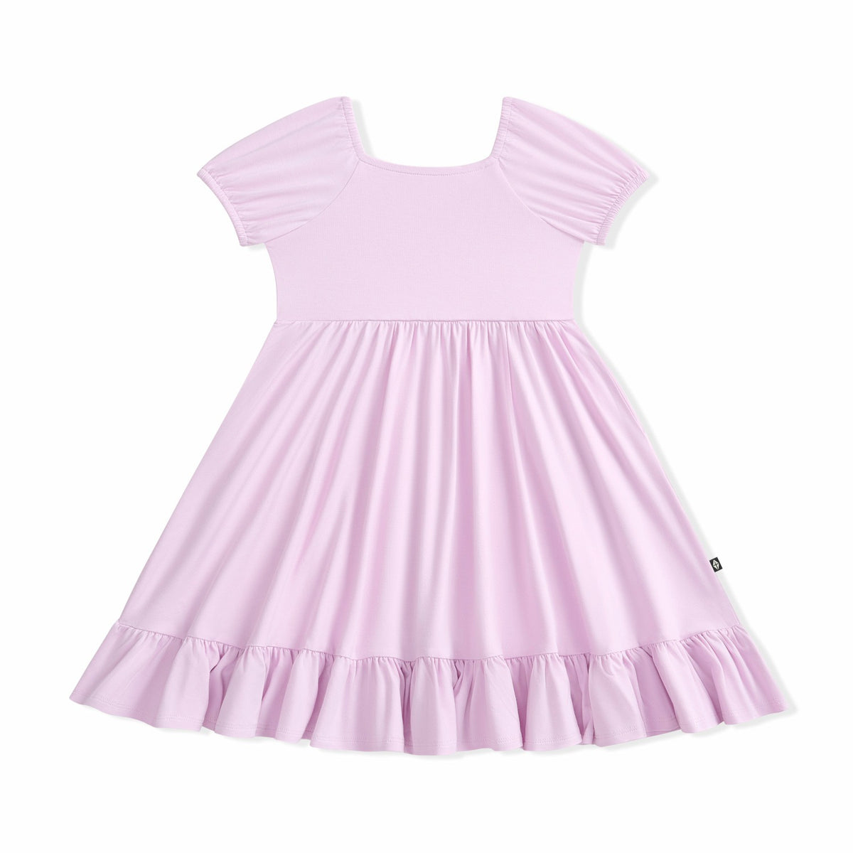Kyte Baby Puff Sleeve Twirl Dress in Thistle