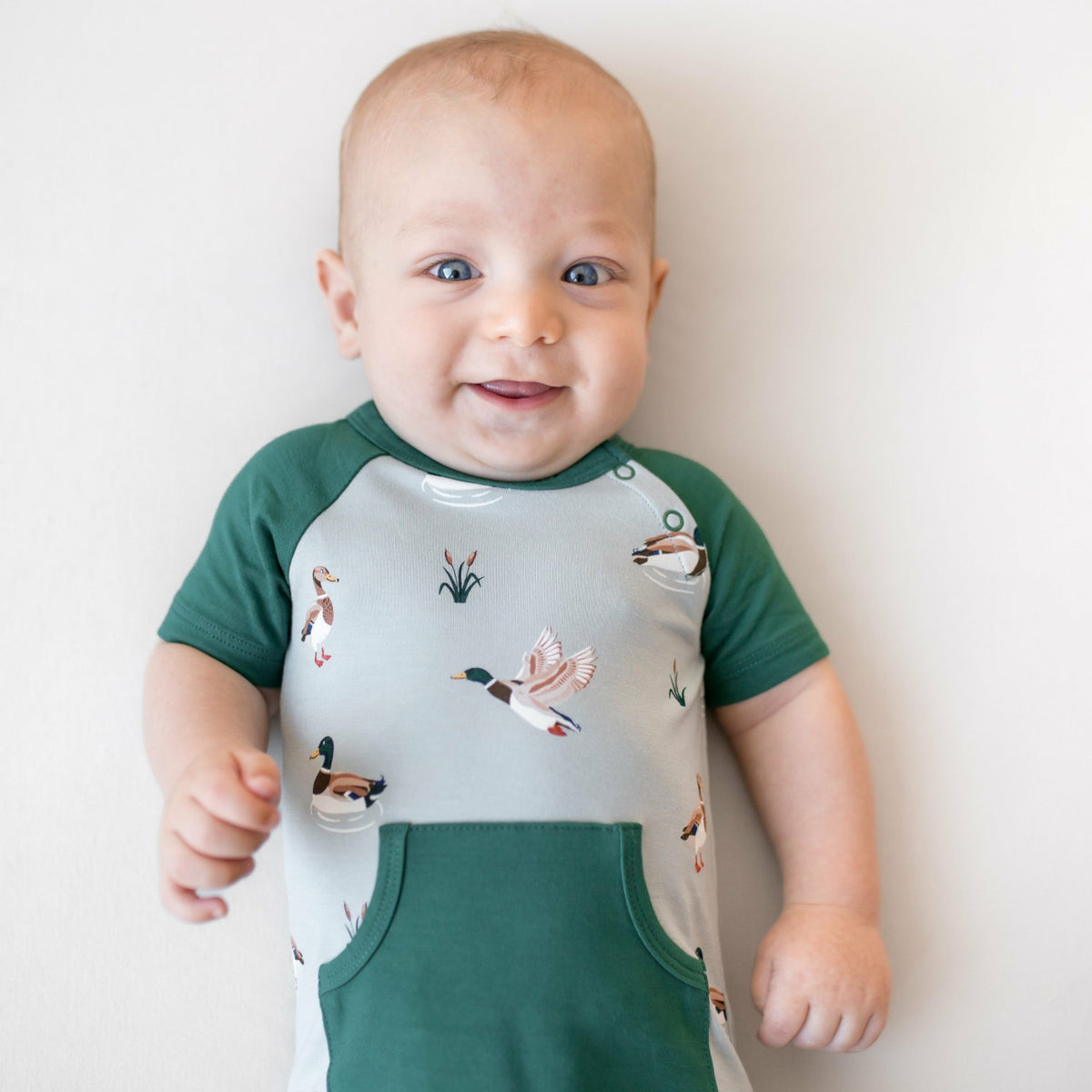 Kyte Baby Shortall in Mallard Duck