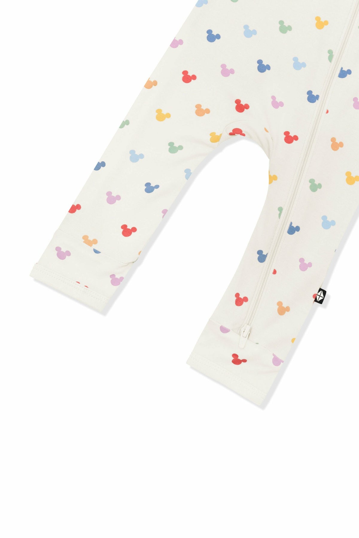 Kyte Baby Zippered Romper in Pastel Mickey Mouse