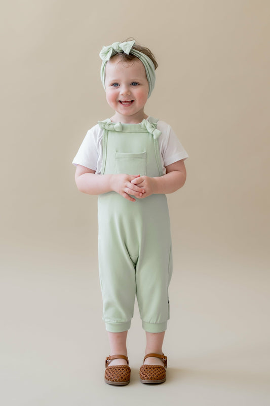 Kyte Baby Overall in Basil