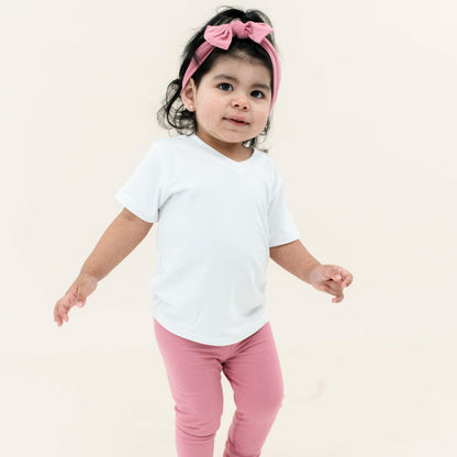 Kyte Baby Knotted Bow Headband in Apple Blossom