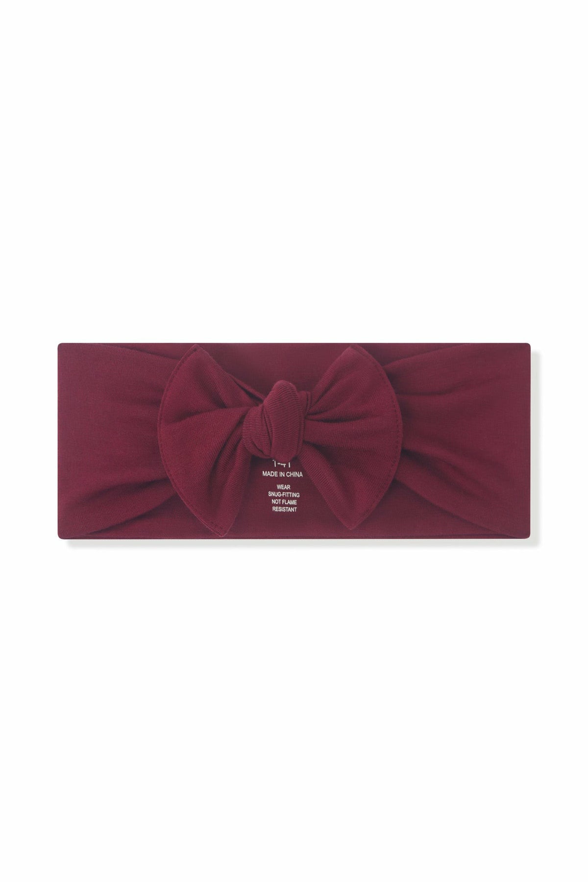 Kyte Baby Knotted Bow Headband in Burgundy