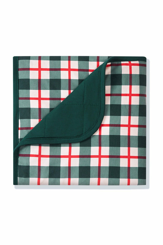 Kyte Baby Baby Blanket in Holiday Plaid 1.0