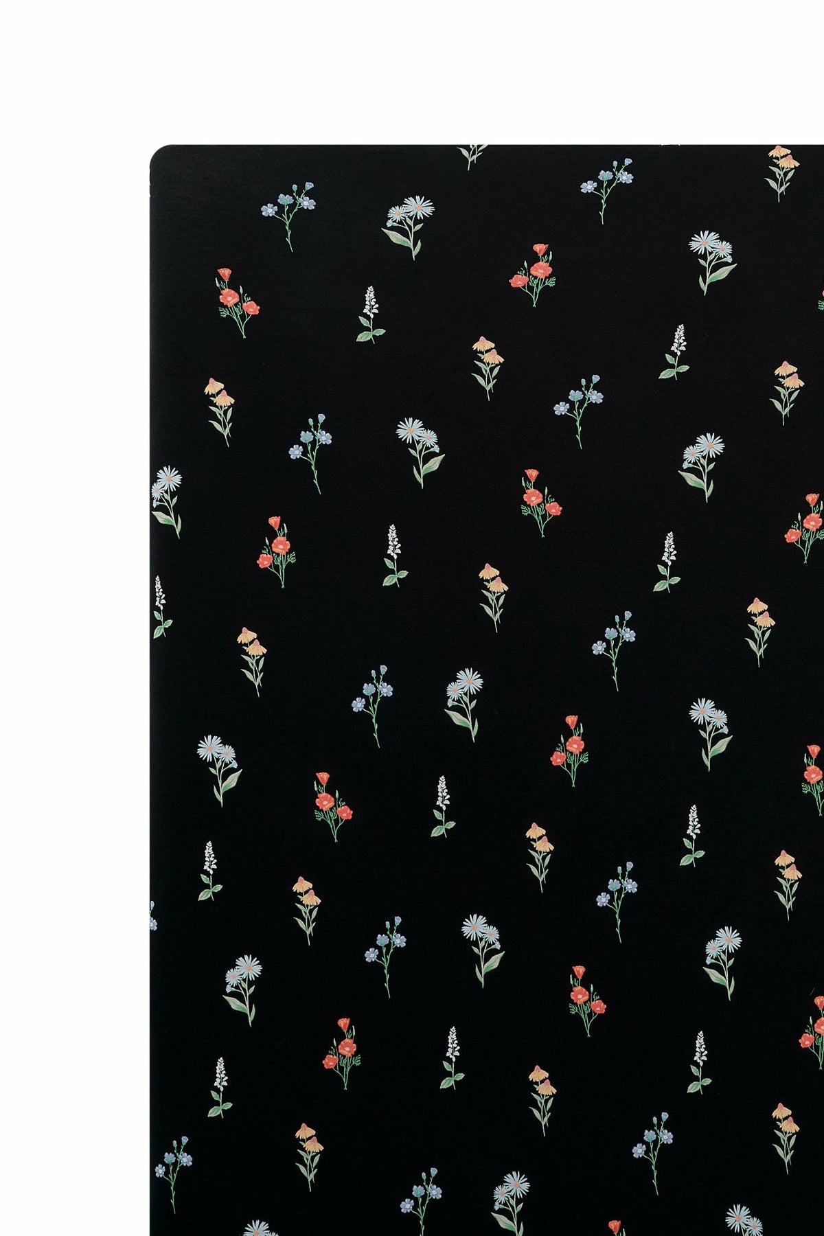 Kyte Baby Twin Sheet in Midnight Wildflower