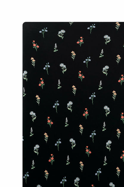 Kyte Baby Twin Sheet in Midnight Wildflower