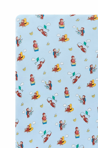 Kyte Baby Twin Sheet in Curious George