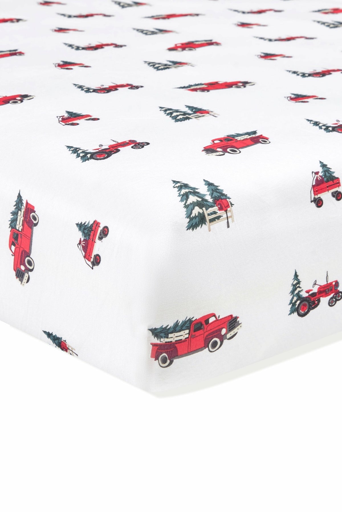 Kyte Baby Twin Sheet in Holiday Tree Farm