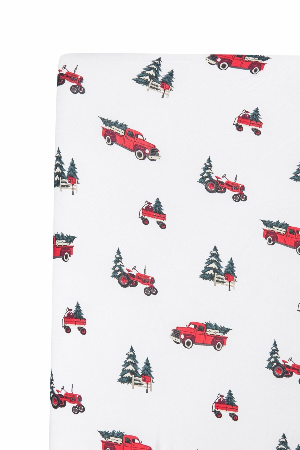 Kyte Baby Twin Sheet in Holiday Tree Farm