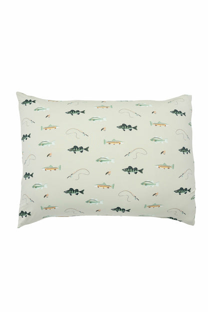 Kyte Baby Standard Pillowcase in Fishing