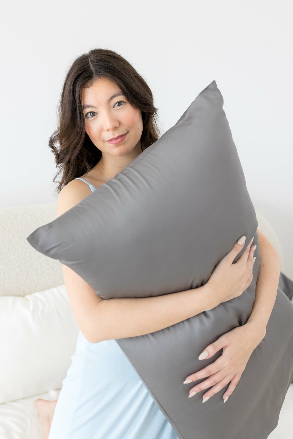 Kyte Baby Bamboo Sateen Pillowcase Set in Ash