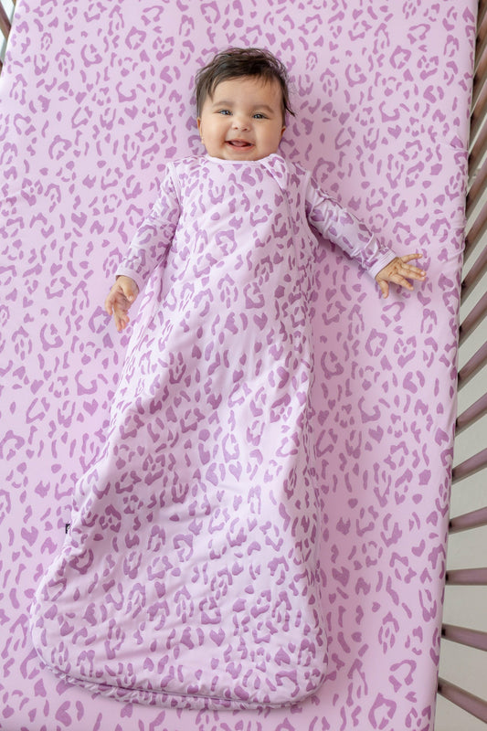 Kyte Baby Sleep Bag in Thistle Leopard 1.0