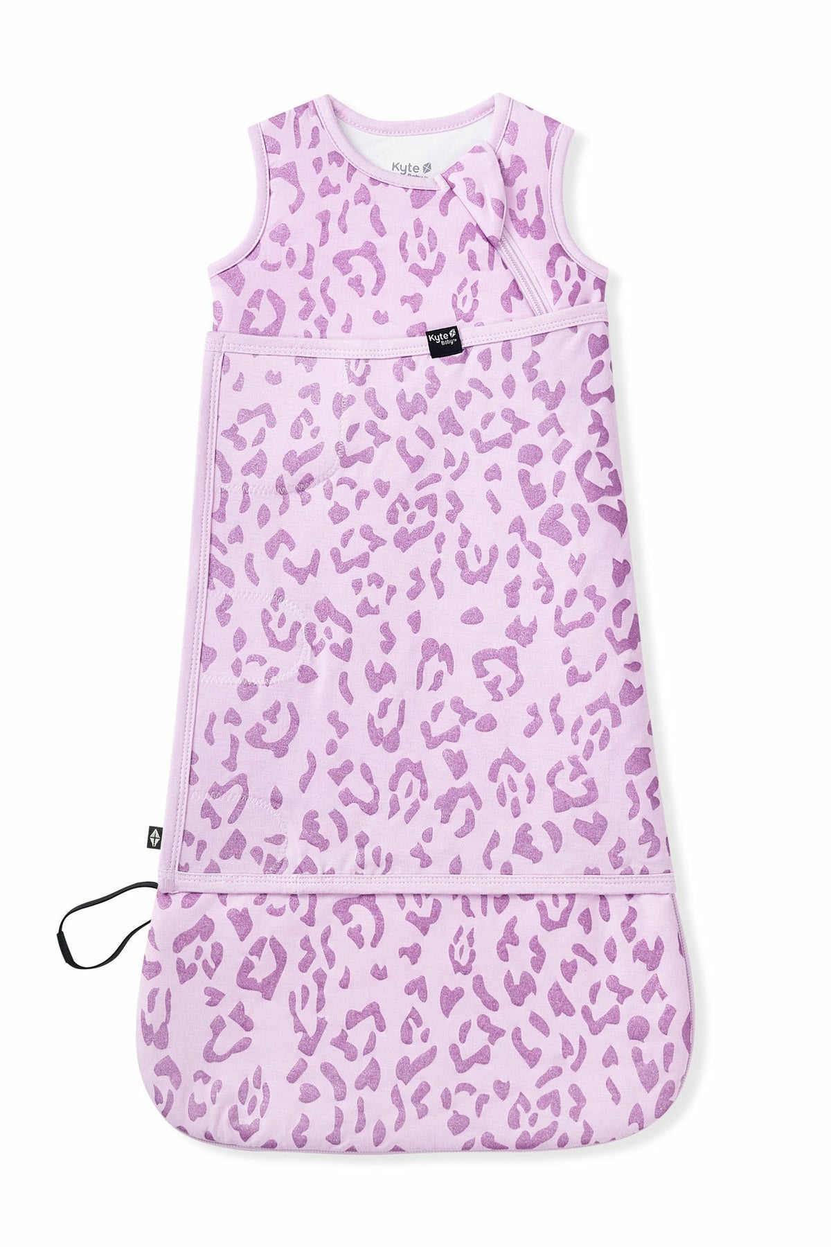 Kyte Baby Sleep Bag Swaddler in Thistle Leopard 1.0