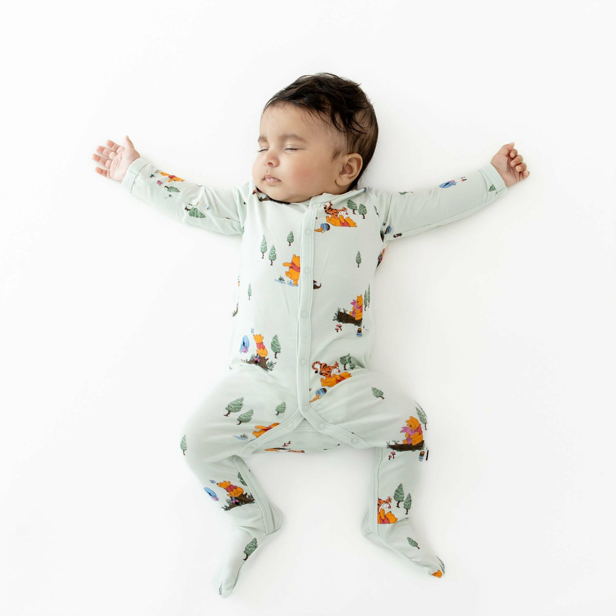 Kyte Baby Footie in Winnie the Pooh Hundred Acre Wood