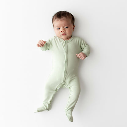 Kyte Baby Footie in Basil