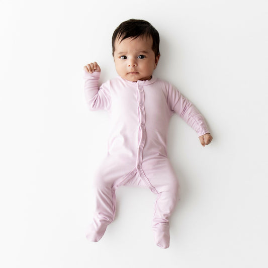Kyte Baby Footie in Thistle
