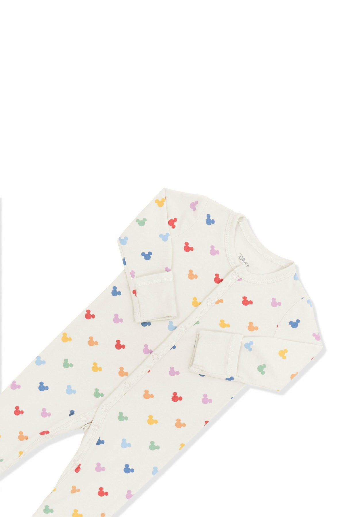 Kyte Baby Footie in Pastel Mickey Mouse