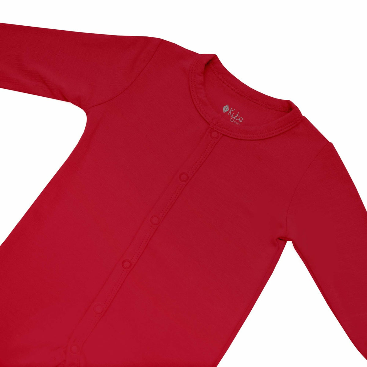 Kyte Baby Bamboo Footie in Cardinal Red