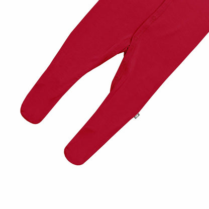 Kyte Baby Bamboo Footie in Cardinal Red