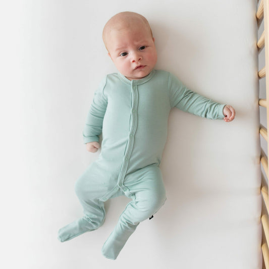 Kyte Baby Footie Pajamas in Sage