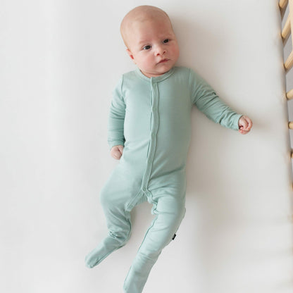 Kyte Baby Footie Pajamas in Sage