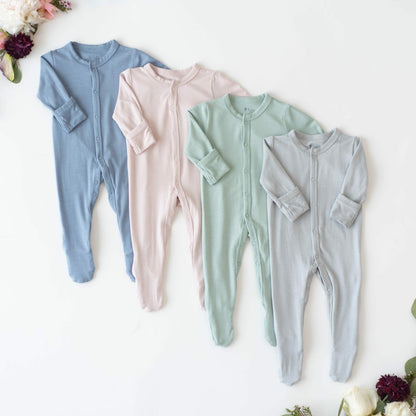 Kyte Baby Footie Pajamas in Sage
