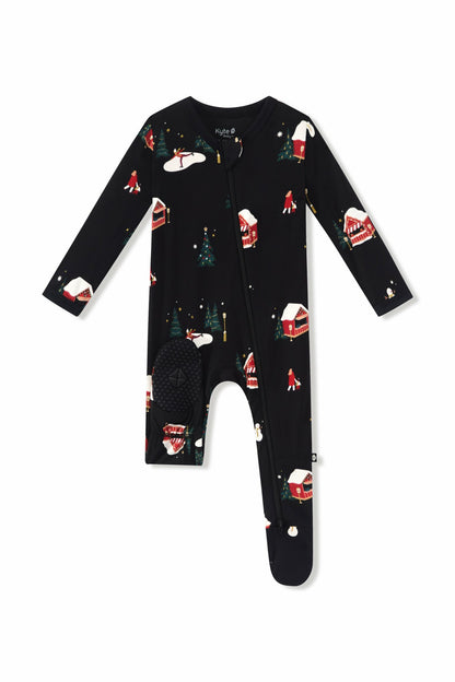 Kyte Baby Zippered Footie in Winter Wonderland
