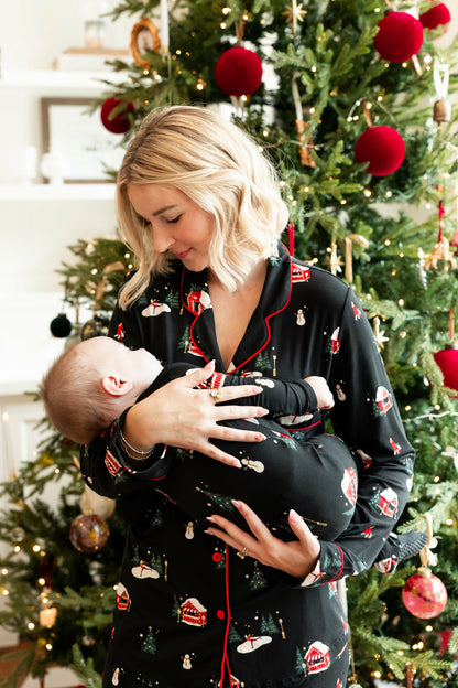 Kyte Baby Zippered Footie in Winter Wonderland