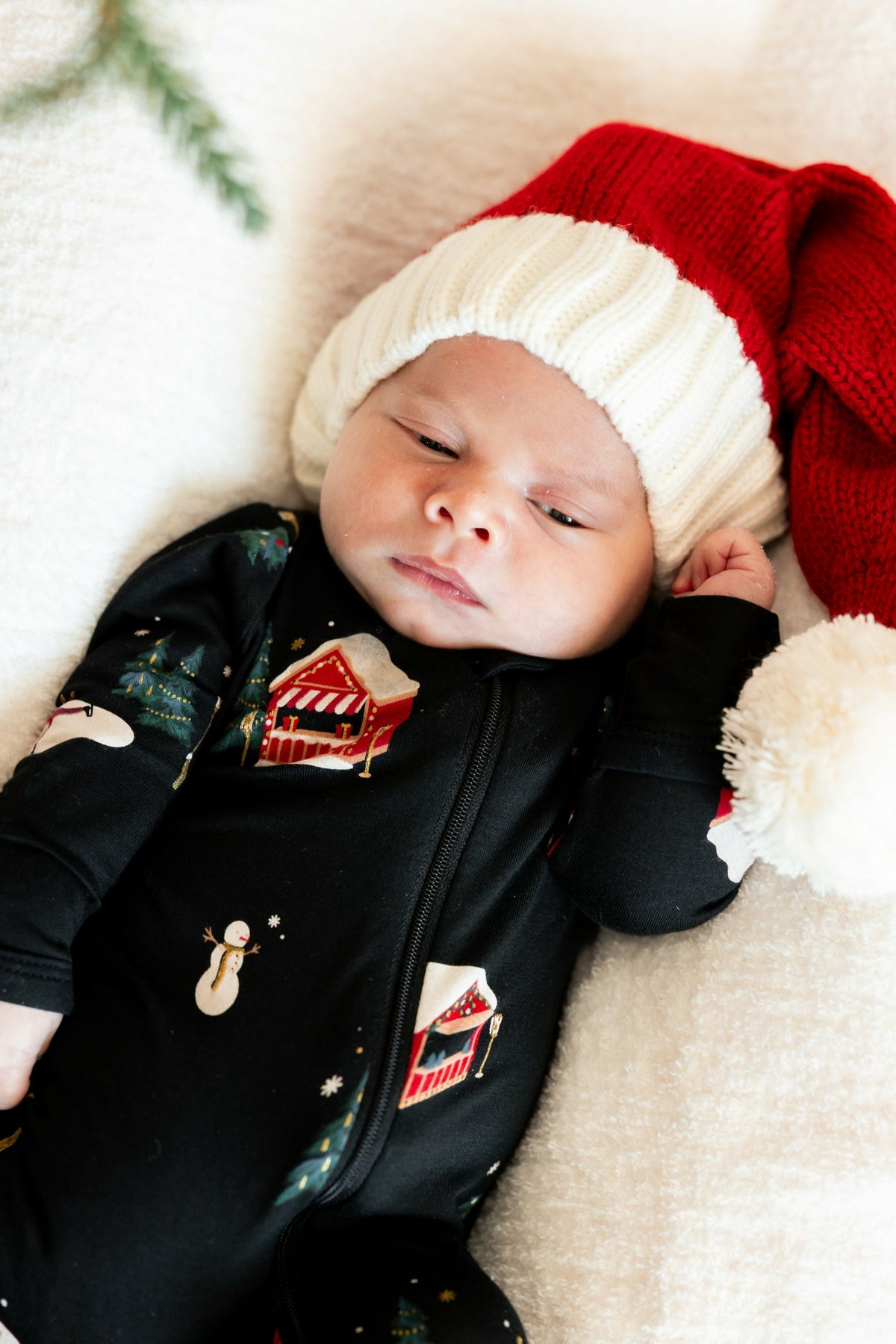Kyte Baby Zippered Footie in Winter Wonderland