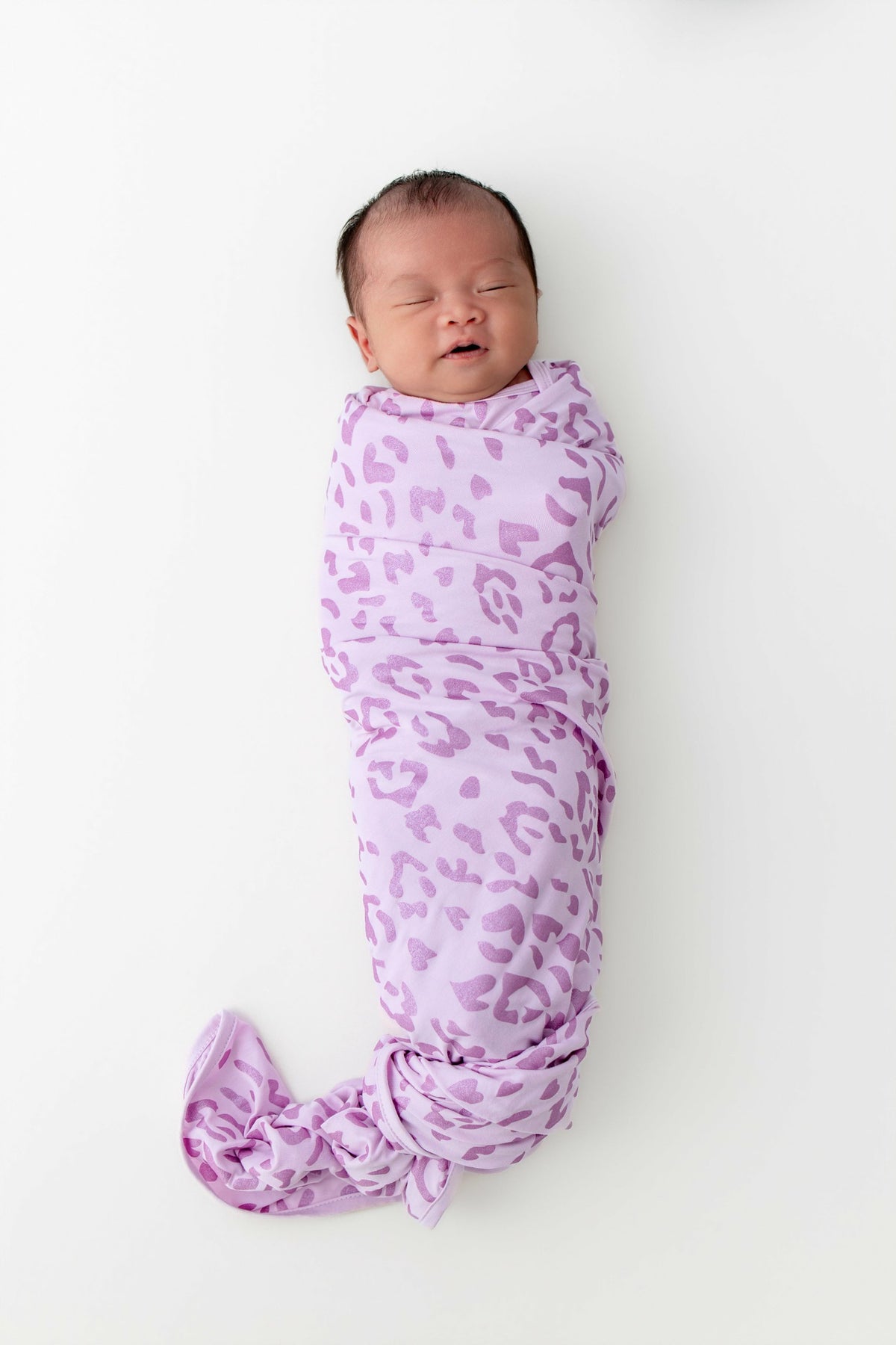 Kyte Baby Swaddle Blanket in Thistle Leopard