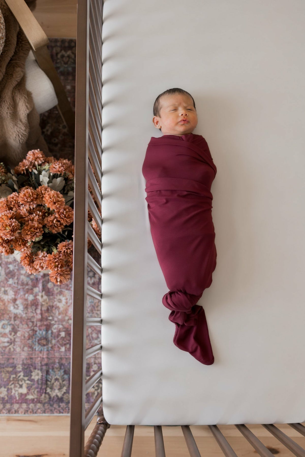 Kyte Baby Swaddle Blanket in Burgundy