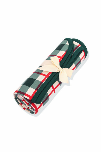 Kyte Baby Swaddle Blanket in Holiday Plaid