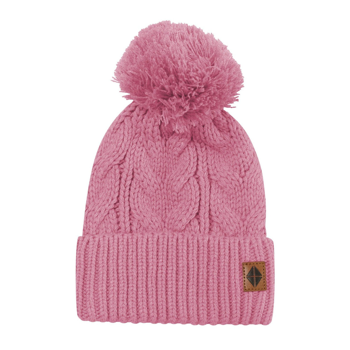 Kyte Baby Chunky Cable Knit Beanie in Apple Blossom