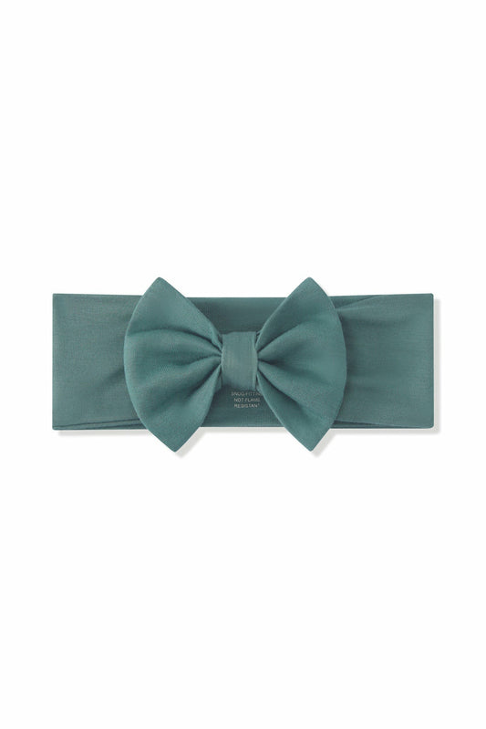 Kyte Baby Bow Headband in Pine