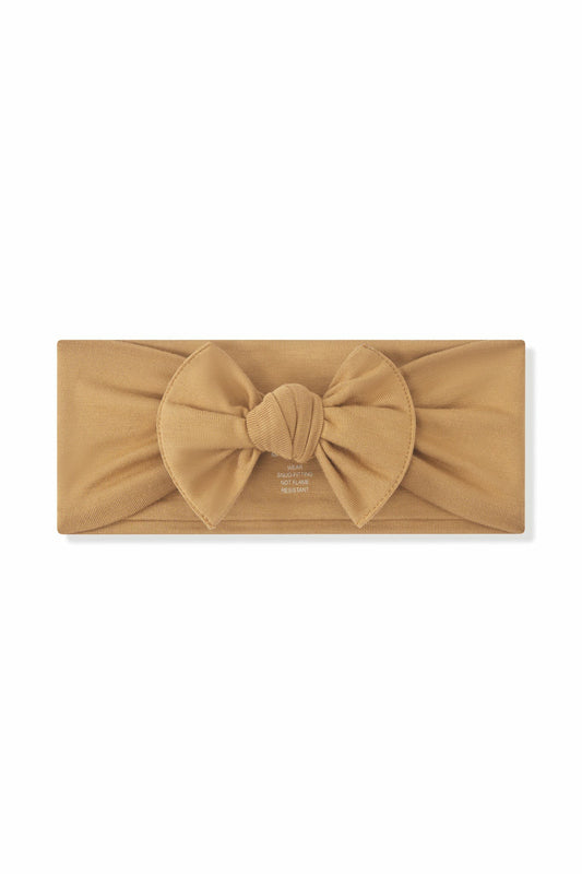 Kyte Baby Knotted Bow Headband in Ochre