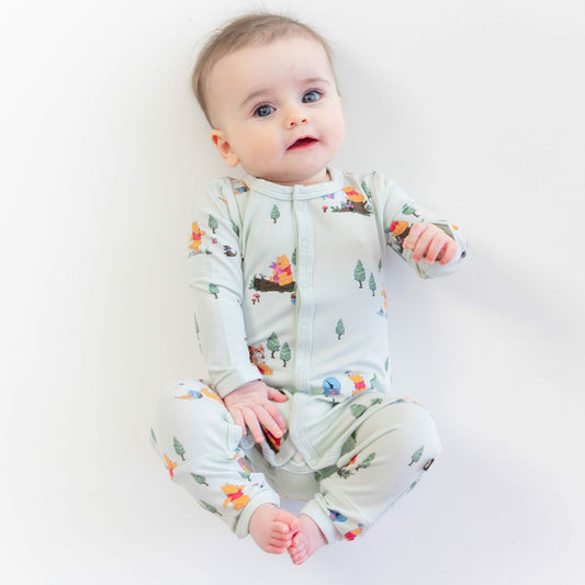 Kyte Baby Romper in Winnie the Pooh Hundred Acre Wood