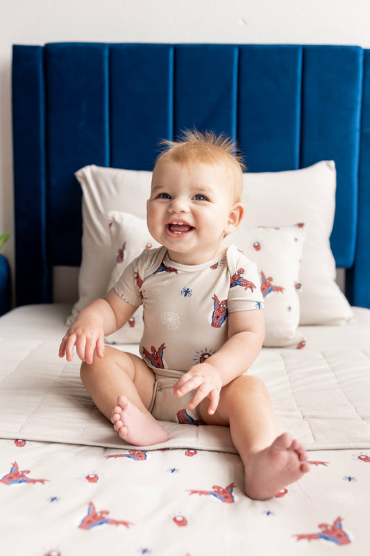 Kyte Baby Bodysuit in Spider-Man