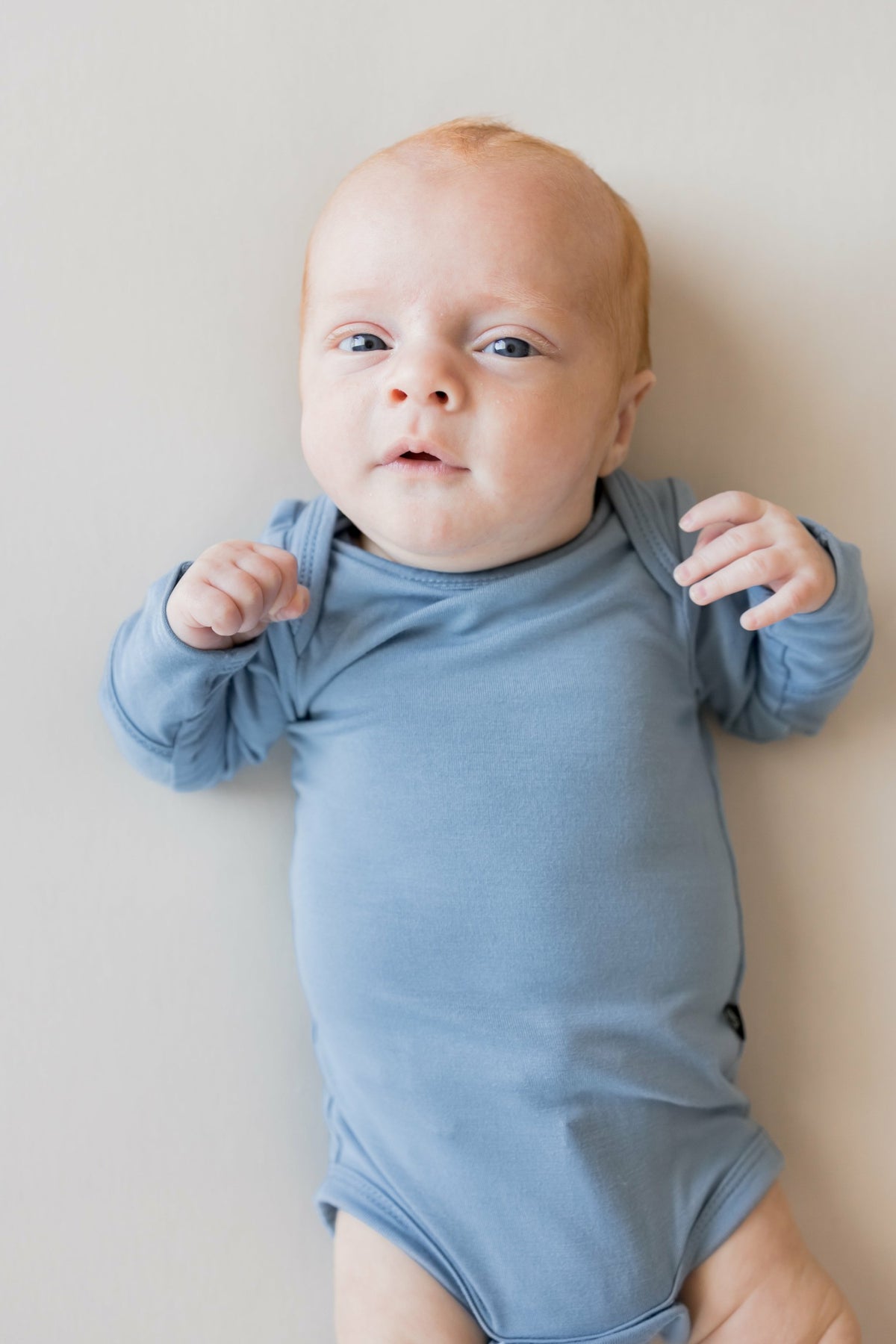 Kyte Baby Long Sleeve Bodysuit in Slate