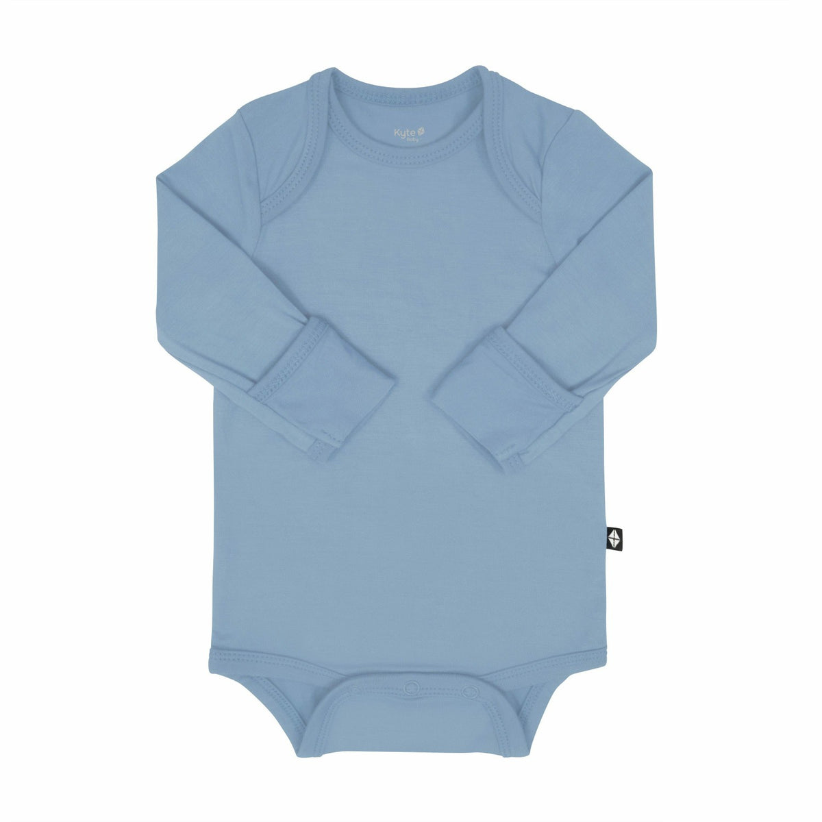 Kyte Baby Long Sleeve Bodysuit in Slate
