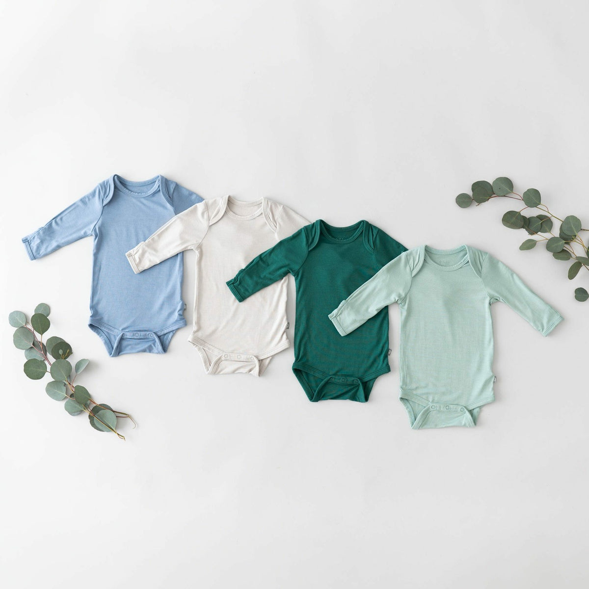 Kyte Baby Long Sleeve Bodysuit in Sage